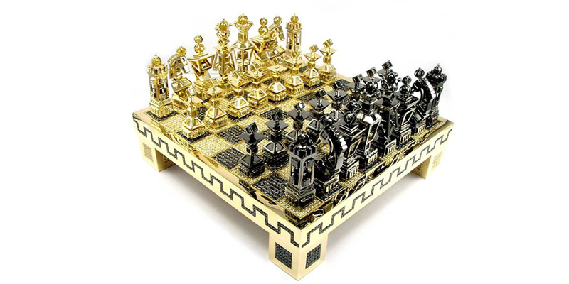 Royal Chess Mall - 5.8 English Citadel Series Hand Carved Chess